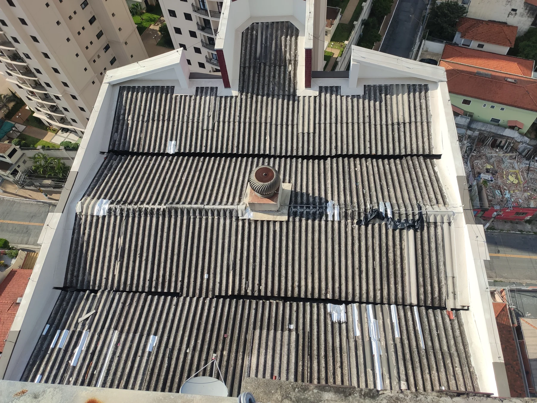 Antes da obra de telhado — sequência 7