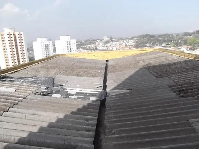 Antes da reforma de telhado Elite Telhados - obra 016