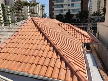 Case de reforma de telhado em Moema